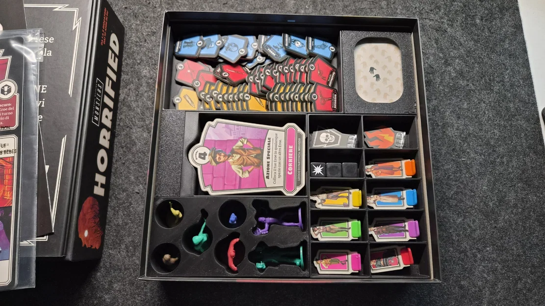 Bộ khay đựng (Organizer) cho boardgame Horrified - Image 3