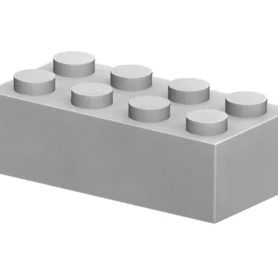 Mô hình gạch Lego 2x4 kinh điển - File in 3D chất lượng cao