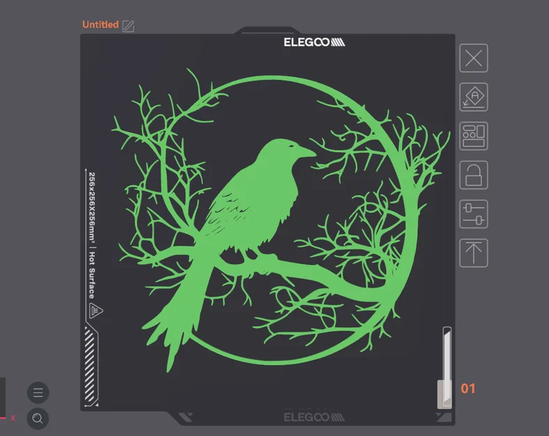 Tranh Treo Tường Hình Con Quạ (Raven Wall Art) - Image 2