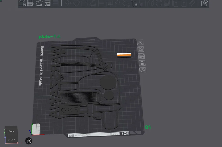 Mô hình trang trí tường FSO Warszawa - Phụ kiện dành cho người yêu xe cổ - Image 3