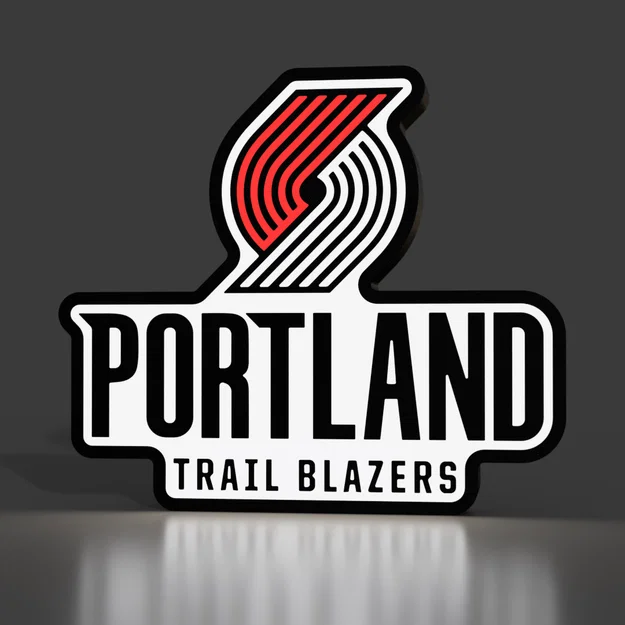 Đèn LED Lightbox Portland Trail Blazers - Image 1