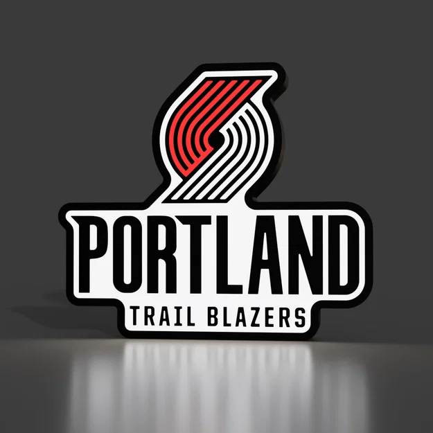 Đèn LED Lightbox Portland Trail Blazers - Image 3