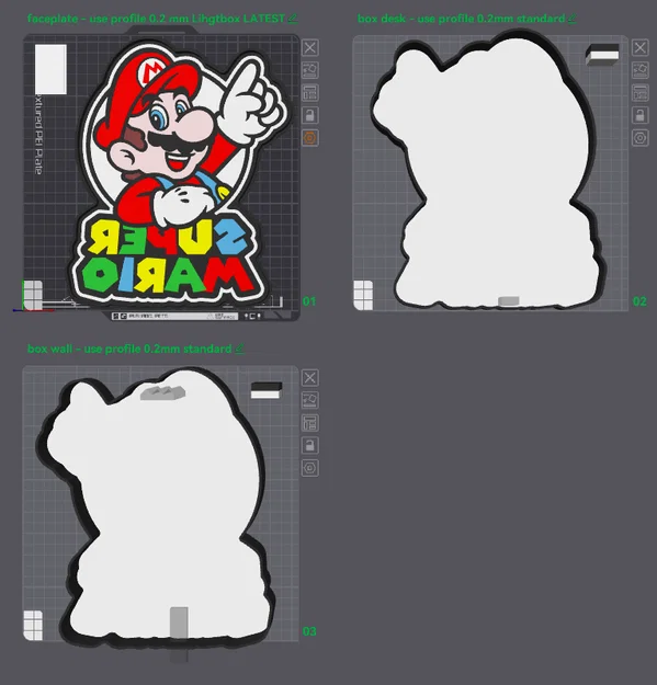 Đèn hộp LED Super Mario phiên bản cải tiến - Image 2