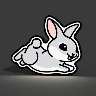 Đèn LED Lightbox Hình Chú Thỏ