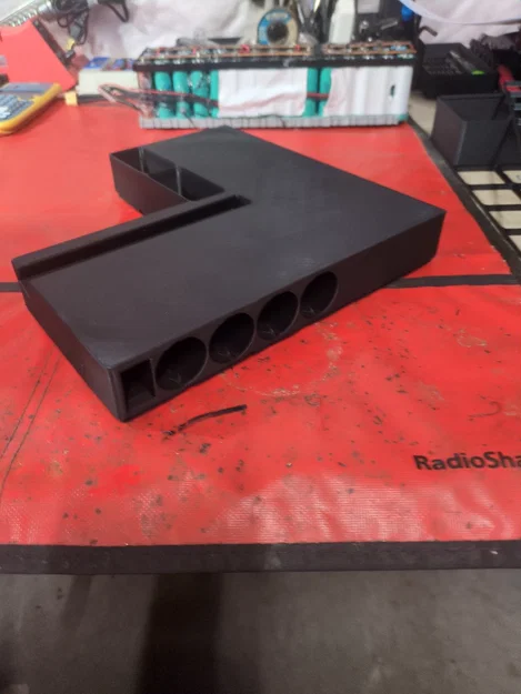 Giá đỡ màn hình tích hợp khay Gridfinity đa năng cho bàn làm việc - Image 6