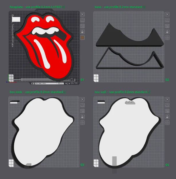 Đèn LED Lightbox The Rolling Stones - Image 2