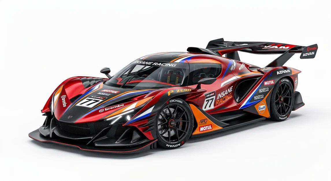 Mô hình siêu xe 3D Apollo Intensa Emozione (Apollo IE) siêu chi tiết - Image 2