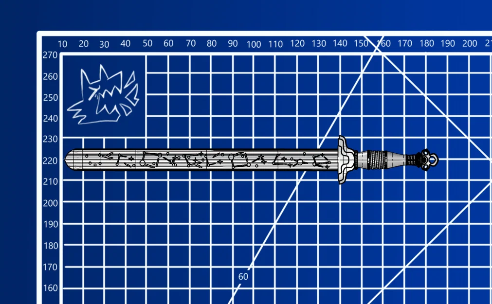 Móc khóa mô hình kiếm KPop Demon Hunters ấn tượng - Image 3