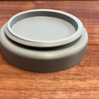 Nắp đậy có ren cho hộp đựng thực phẩm bổ sung xếp chồng 3D