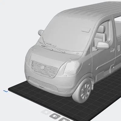 Mô hình xe tải van 3D độc đáo dành cho người yêu xe