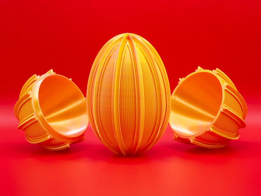 Straight Ribbed Easter Egg 2026 - Quả Trứng Phục Sinh Gân Thẳng - Image 2