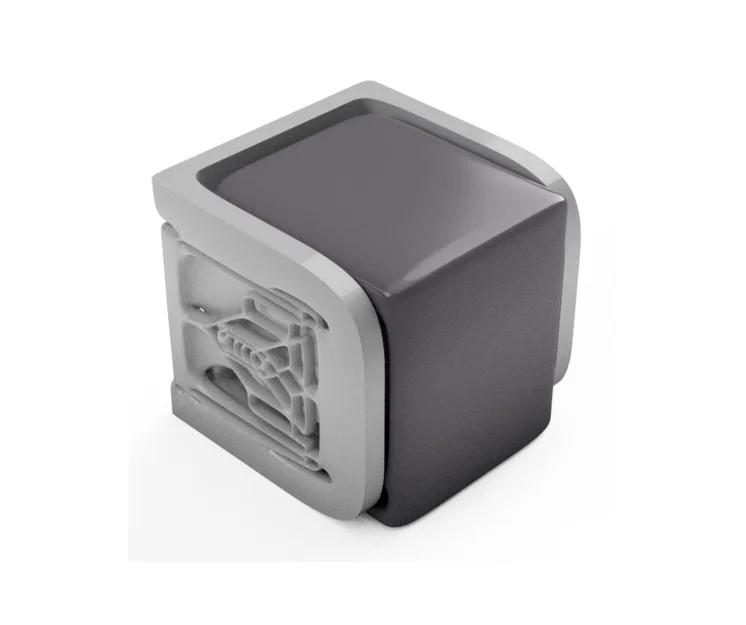 Bao đựng AirPods hình khối phong cách kiến trúc Frank Lloyd Wright - Image 1