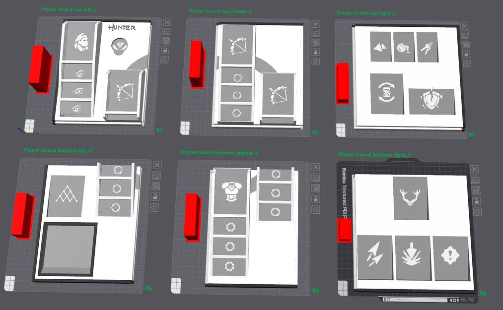 Bảng đựng vật phẩm (Inventory deck plate) cho Board Game Horizon Zero Dawn - Image 1