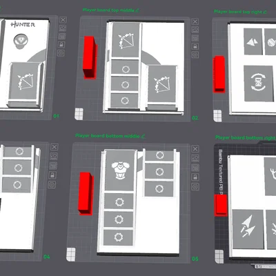 Bảng đựng vật phẩm (Inventory deck plate) cho Board Game Horizon Zero Dawn