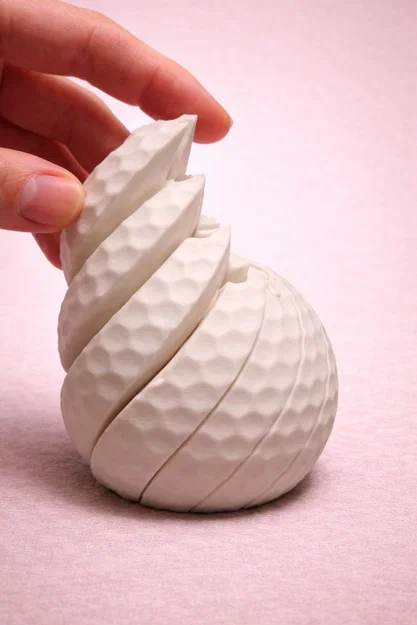 Bóng Golf Fidget Co Giãn – Đồ chơi giảm stress có khớp nối - Image 2