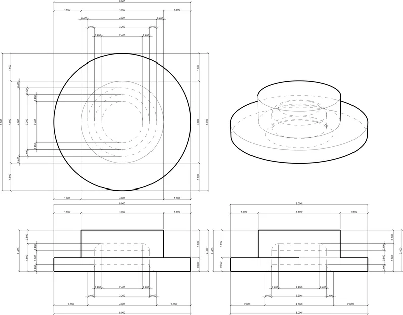 LEGO Baseplate 1X1 - Image 4