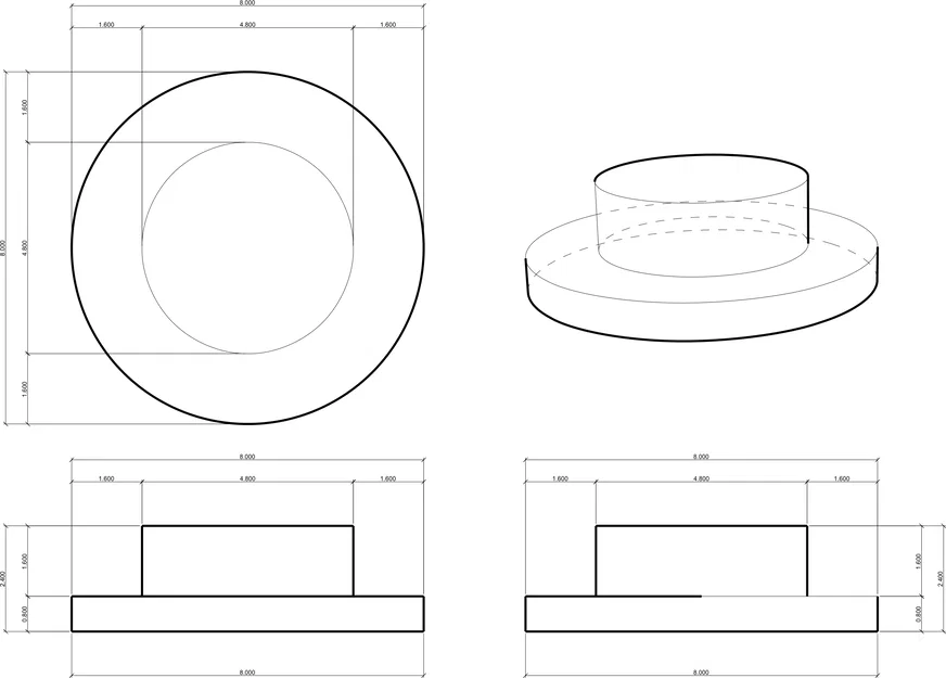 LEGO Baseplate 1X1 - Image 8