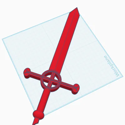 Mô hình 3D Demon Blood Sword của Finn từ Adventure Time