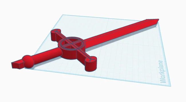 Mô hình 3D Demon Blood Sword của Finn từ Adventure Time - Image 2