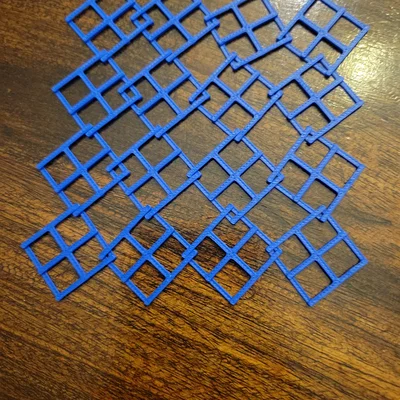 Mô hình vải in 3D (Fabric test) - Đồ chơi Fidget linh hoạt