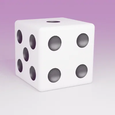 Xúc xắc đơn giản! Dễ in và kích thước chuẩn như xúc xắc thông thường!