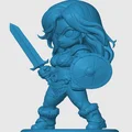 Mô hình Red Sonja phong cách Chibi - Đồ chơi in 3D ấn tượng - Thumbnail 2