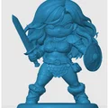 Mô hình Red Sonja phong cách Chibi - Đồ chơi in 3D ấn tượng - Thumbnail 3