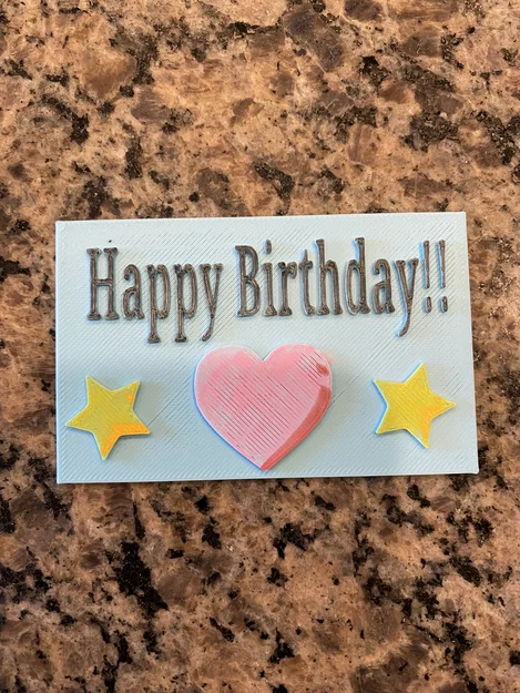 Thiệp chúc mừng sinh nhật in 3D sáng tạo (Fake Birthday Gift Card) - Image 2