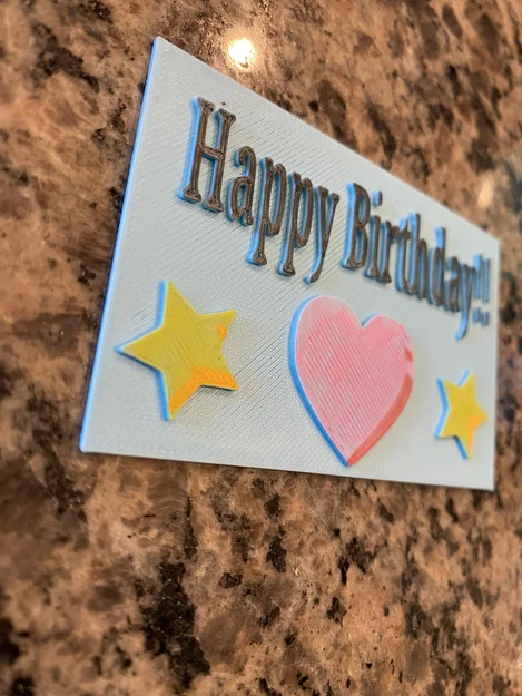 Thiệp chúc mừng sinh nhật in 3D sáng tạo (Fake Birthday Gift Card) - Image 3