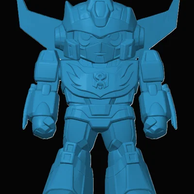 Mô hình 3D Rodimus phong cách Chibi cực chất cho người hâm mộ Transformers