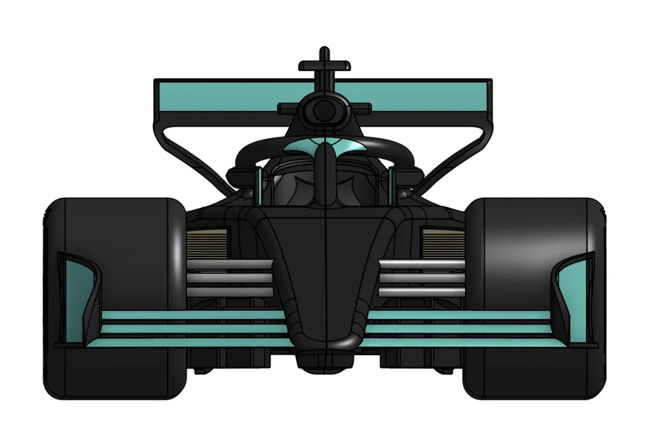 Mô hình xe đua Mercedes F1 (Chi tiết linh kiện bên trong) - Image 2