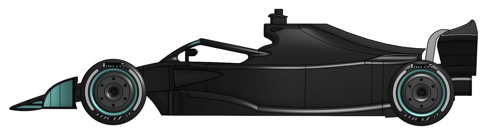 Mô hình xe đua Mercedes F1 (Chi tiết linh kiện bên trong) - Image 3