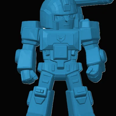 Mô hình Perceptor Chibi Transformers độc đáo cho bàn làm việc