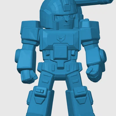 Mô hình Perceptor Chibi Transformers độc đáo cho bàn làm việc