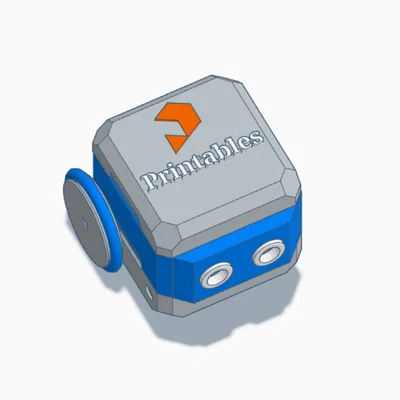 Phần đầu Robot Otto tùy chỉnh với logo Printables cực đẹp