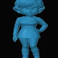 Mô hình Chibi Nurse Chapel 3D từ Star Trek siêu đáng yêu - Thumbnail 1