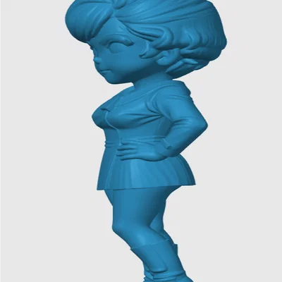 Mô hình Chibi Nurse Chapel 3D từ Star Trek siêu đáng yêu