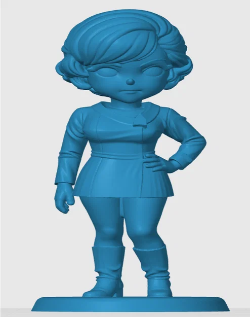 Mô hình Chibi Nurse Chapel 3D từ Star Trek siêu đáng yêu - Image 3