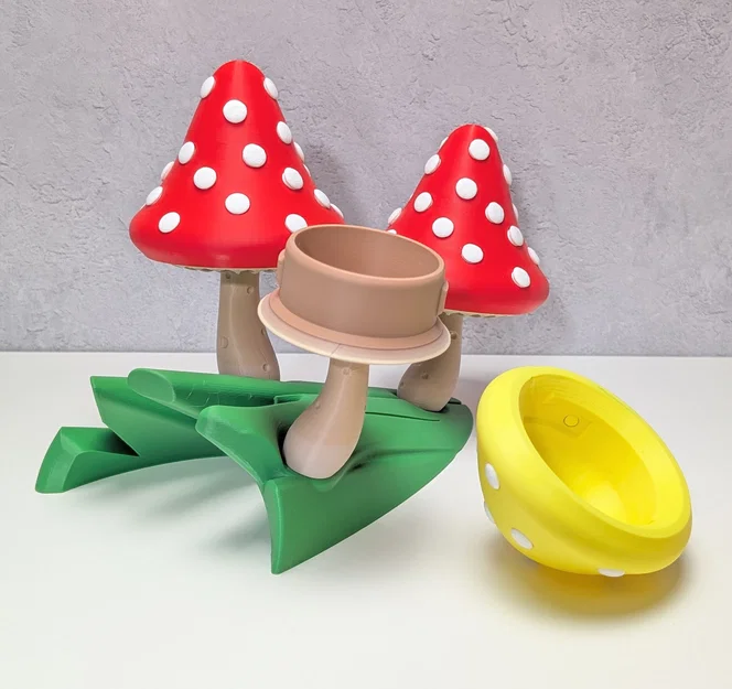 Mô hình Nấm Chấm Bi (Spotty Toadstools) có ngăn bí mật - Image 4