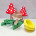 Mô hình Nấm Chấm Bi (Spotty Toadstools) có ngăn bí mật - Thumbnail 4