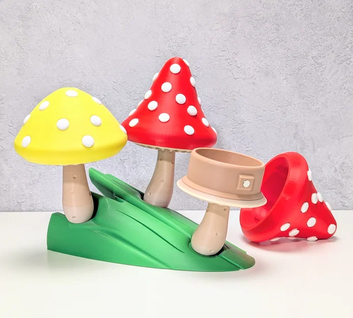 Mô hình Nấm Chấm Bi (Spotty Toadstools) có ngăn bí mật - Image 8