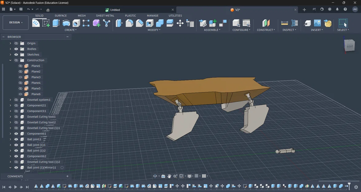 Mô hình Robot vận chuyển Sci-Fi Articulated độc đáo cho in 3D - Image 1