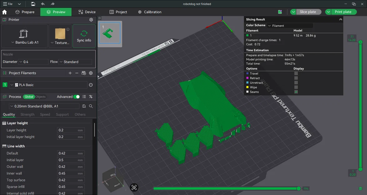 Mô hình Robot vận chuyển Sci-Fi Articulated độc đáo cho in 3D - Image 2