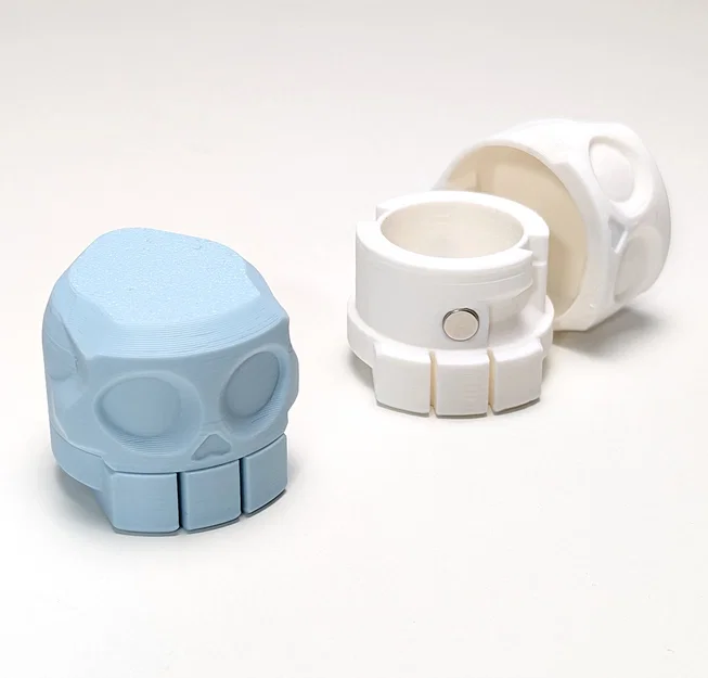 Hộp Đựng Đầu Lâu Xoay Twisty Skull Container - Image 4