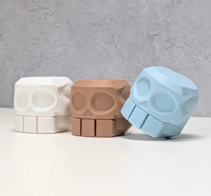 Hộp Đựng Đầu Lâu Xoay Twisty Skull Container - Image 6