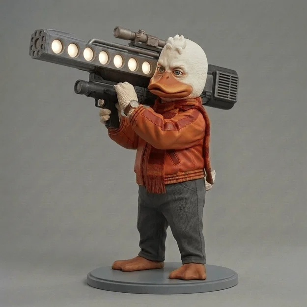 Mô hình 3D Howard the Duck 1986 in nhựa cực chất cho người đam mê - Image 1