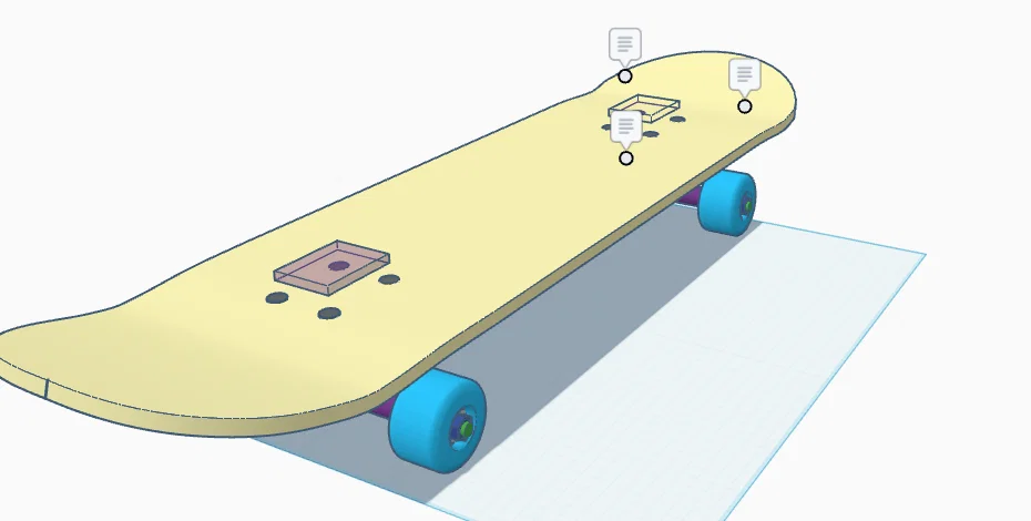 Mô hình ván trượt Skateboard 3D độc đáo cho trẻ em - Image 1