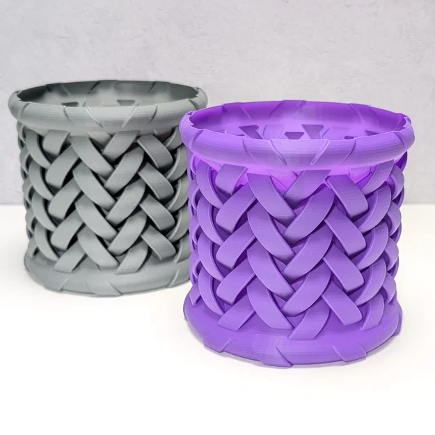 Interlace Vase - Bình hoa đan xen hiệu ứng thị giác - Image 3