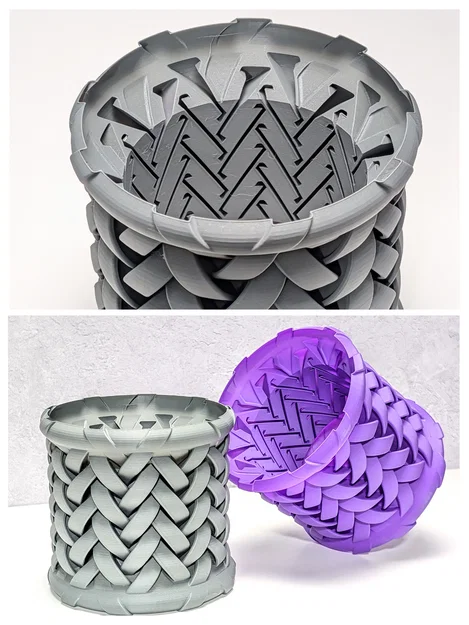 Interlace Vase - Bình hoa đan xen hiệu ứng thị giác - Image 7