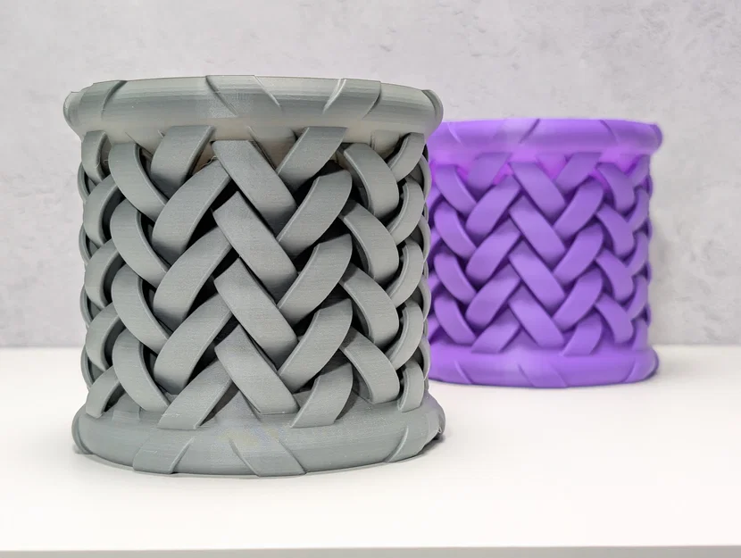 Interlace Vase - Bình hoa đan xen hiệu ứng thị giác - Image 9